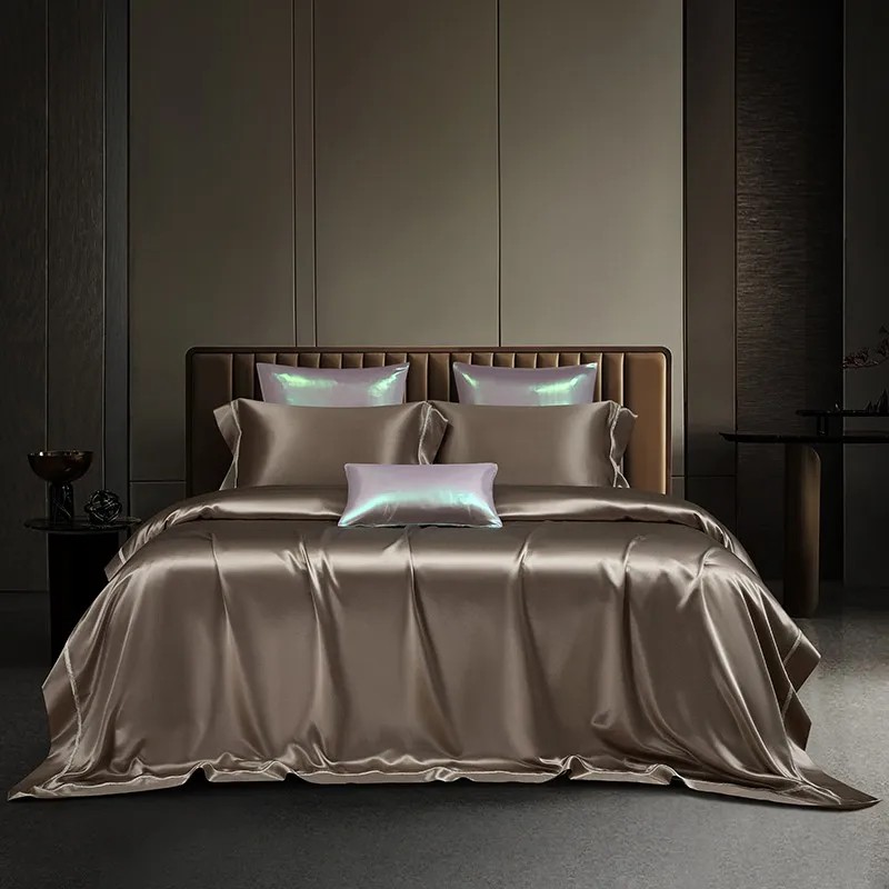 Duvet Cover Sets With Zipper - Mulberry InjPremium-Ensemble de taies d'oreiller avec