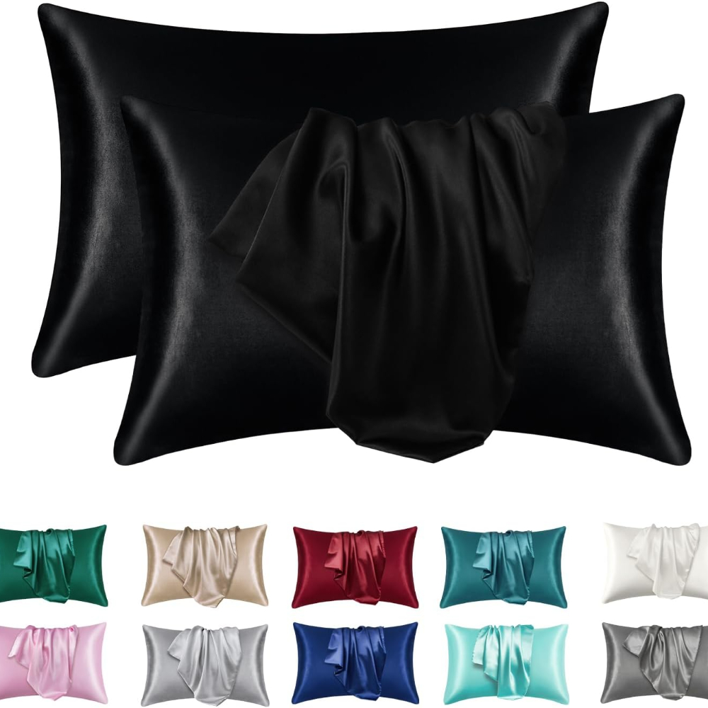 Satin Silk Pillowcase Hair Skin - Taie d'oreiller en satin de soie