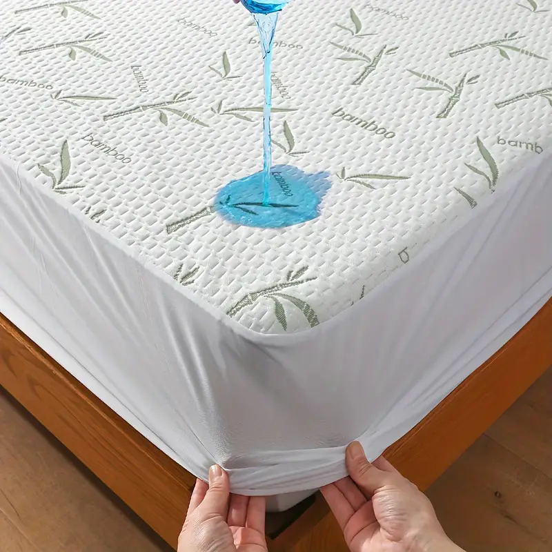 Waterproof Mattress Protector Breathable - Protecteur de matelas en bambou, housse