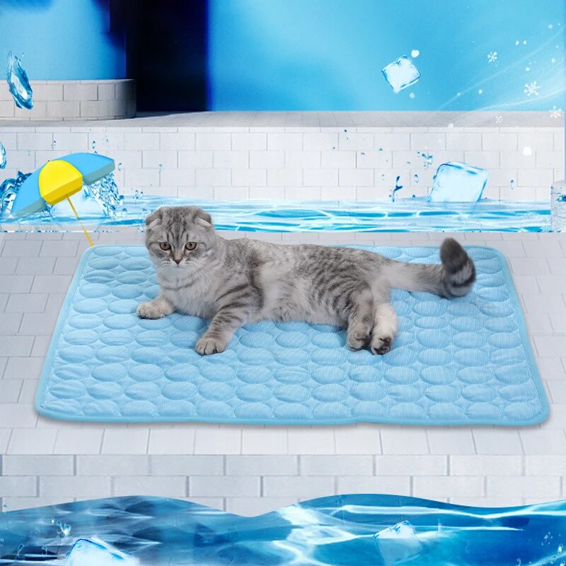 Cooling Blanket Hot Sleepers - Tapis de glace pour animaux de