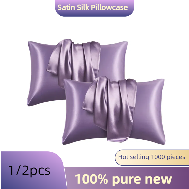 Satin Silk Pillowcase Hair Skin - Taie d'oreiller en satin de soie