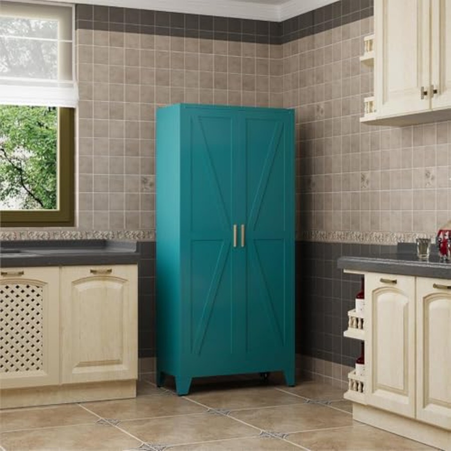 Kitchen - 61 Armoire de rangement en métal