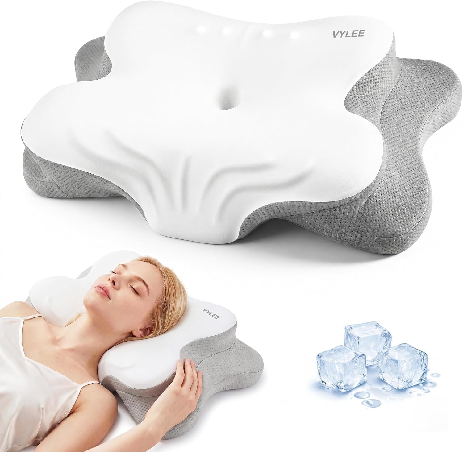 Memory Foam Orthopedic Pillow Neck Pain - Oreiller cervical pour soulager la douleur,