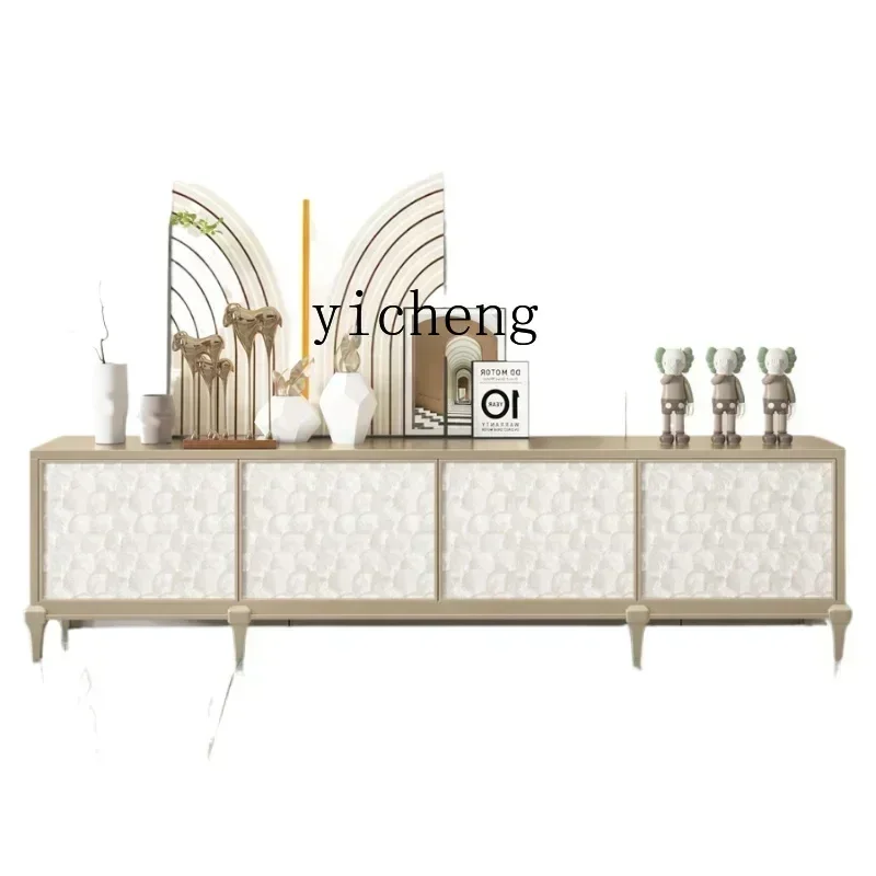 Lighting - Meuble TV en bois massif, style