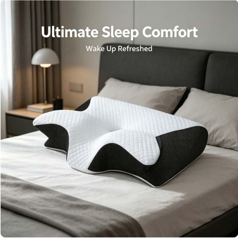 Memory Foam Orthopedic Pillow Neck Pain - Oreiller cervical en mousse à mémoire