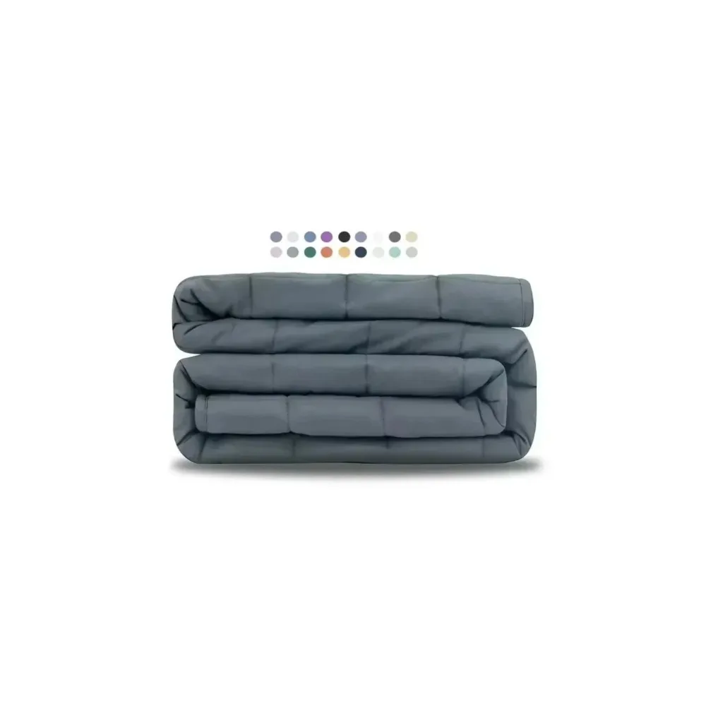 Weighted Blanket Adults Anxiety - Couverture lestée rafraîchissante pour adultes, couverture
