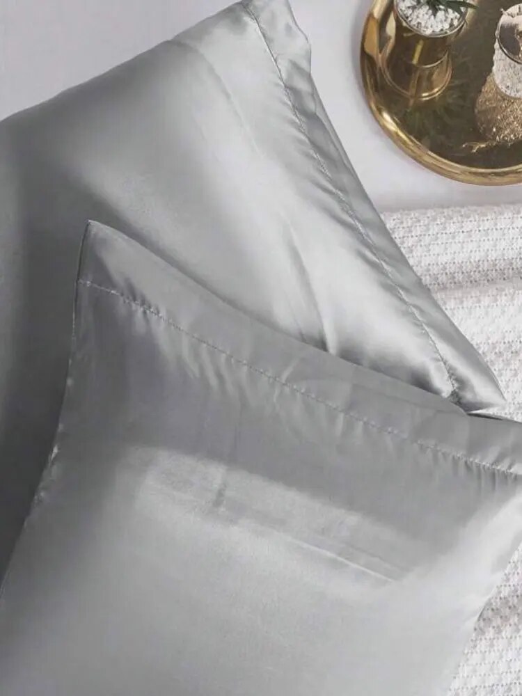 Satin Silk Pillowcase Hair Skin - Ensemble de taies d'oreiller en satin