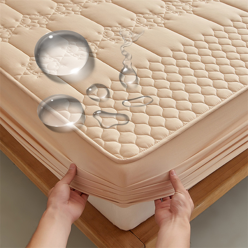 Waterproof Mattress Protector Breathable - 100% protège-matelas imperméable respirant doux 3D