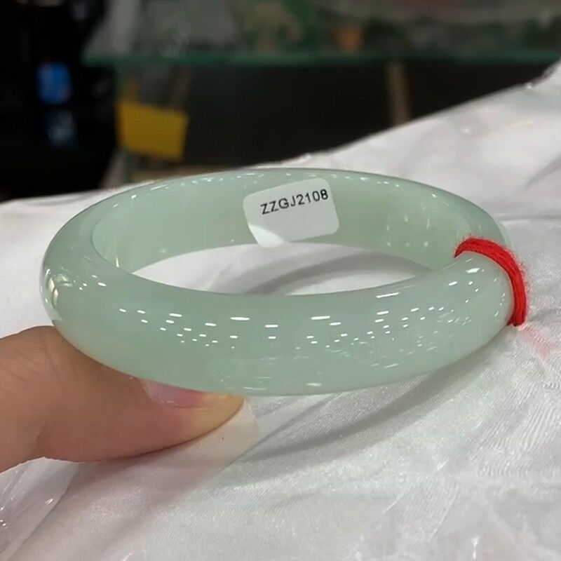 Lighting - Bracelet en jade de couleur unie