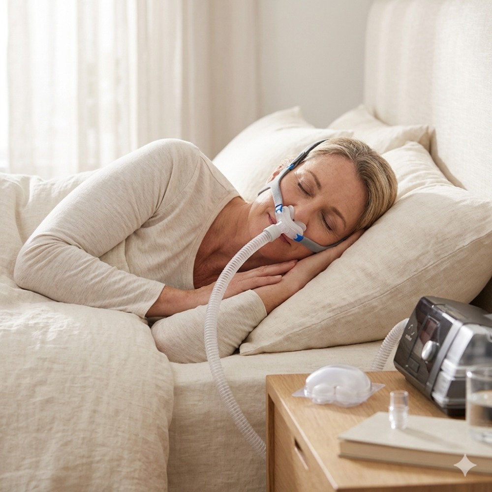 Anti Snore Contour Pillow - Nouveau kit de masque nasal CPAP