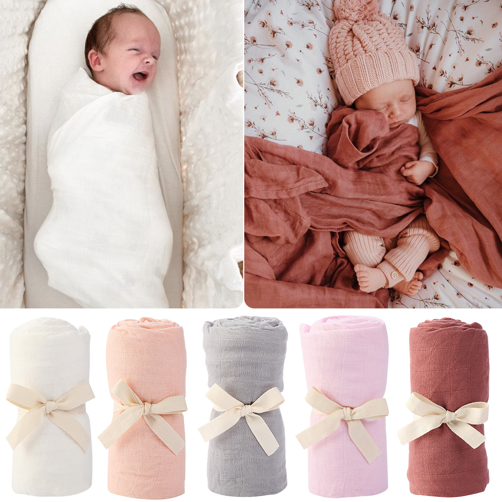 Muslin Cotton Bedspread - Couverture de réception en coton de