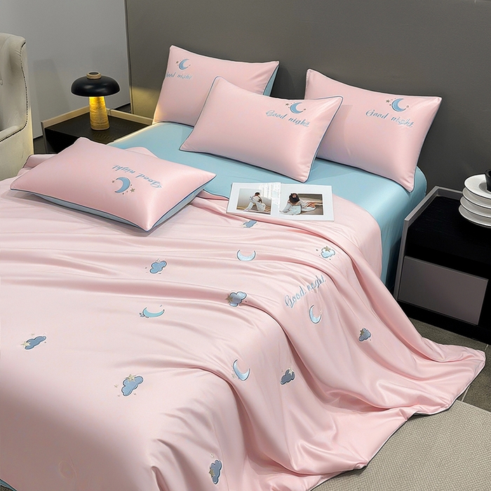 Cooling Blanket Hot Sleepers - Couette fine résistante à la décoloration,