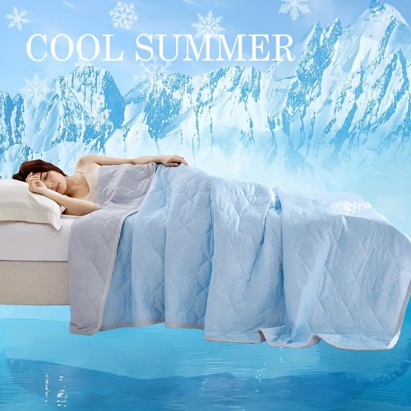 Cooling Blanket Hot Sleepers - 1 pièce Grande Couverture Rafraîchissante Double