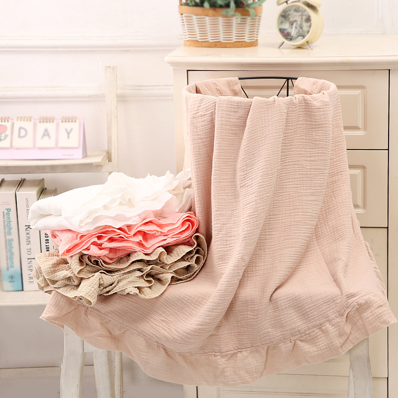 Muslin Cotton Bedspread - Couverture en mousseline 100% coton à