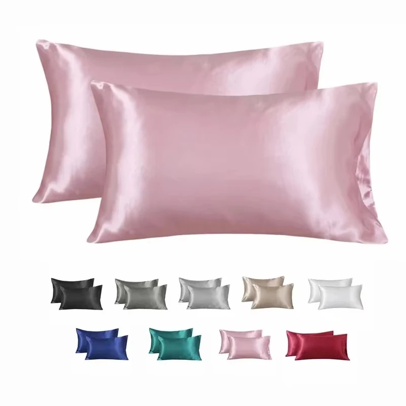 Satin Silk Pillowcase Hair Skin - Taie d'oreiller 100% soie, housse de