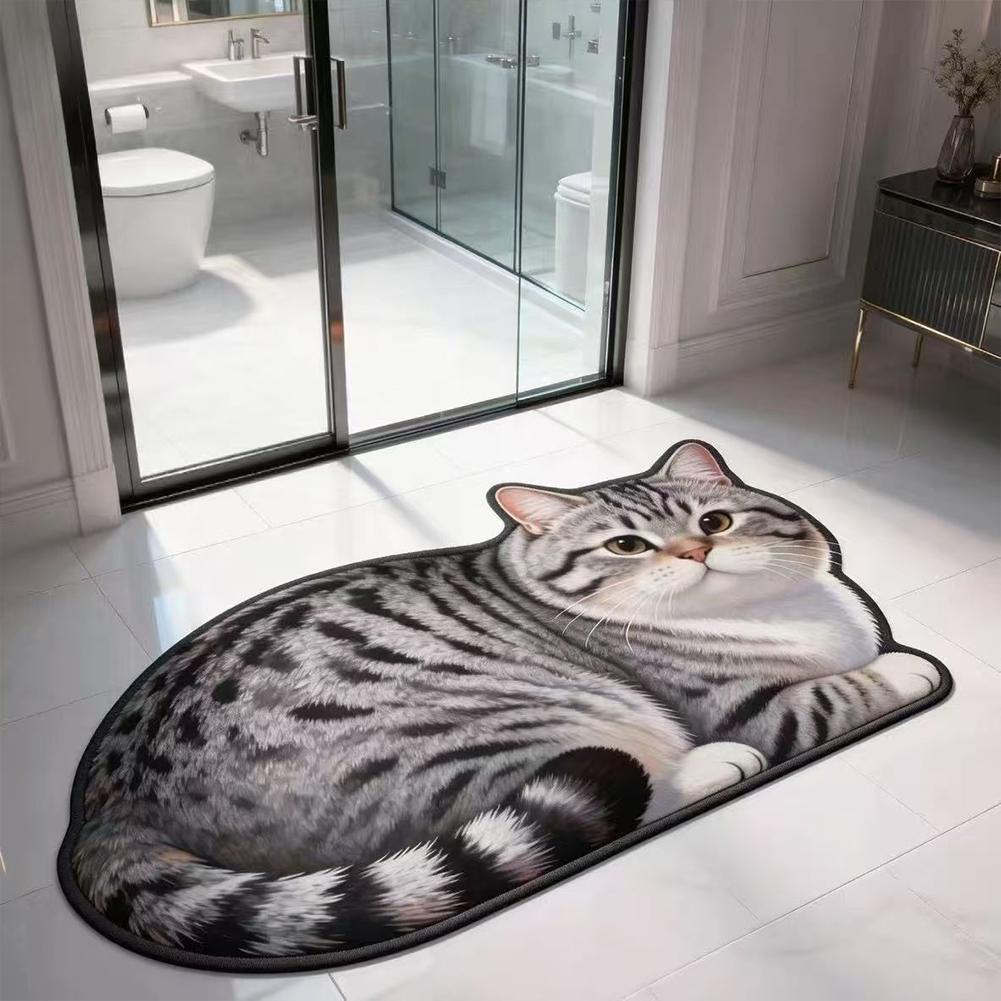 Quick Dry Diatomite Bath Mat - Tapis de bain en diatomite 2D
