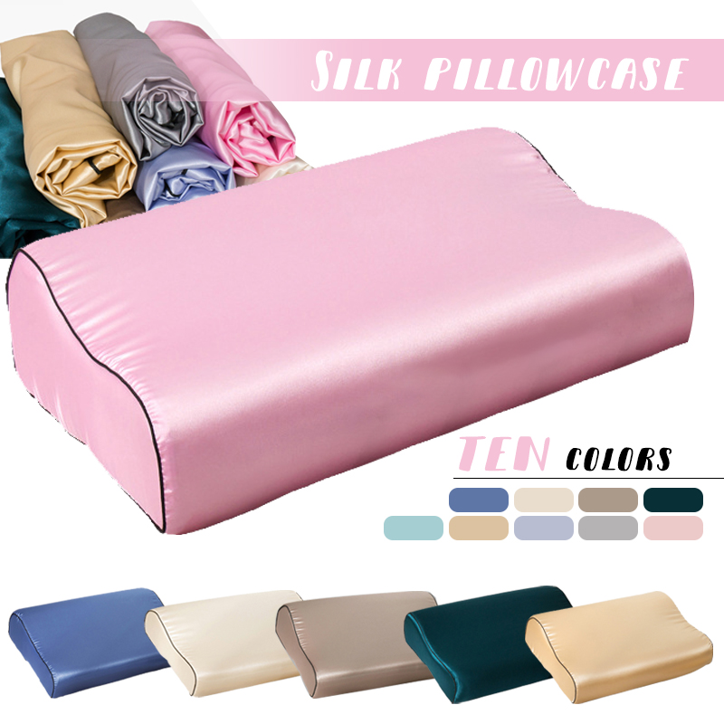 Satin Silk Pillowcase Hair Skin - Taie d'oreiller en Latex satiné imitation