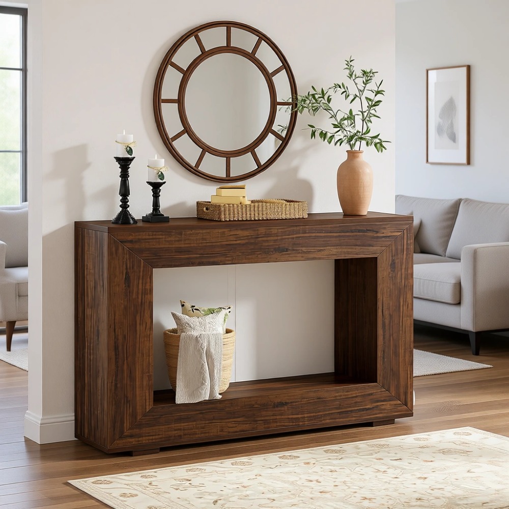 Storage & Organization - Console de style farmhouse de 47
