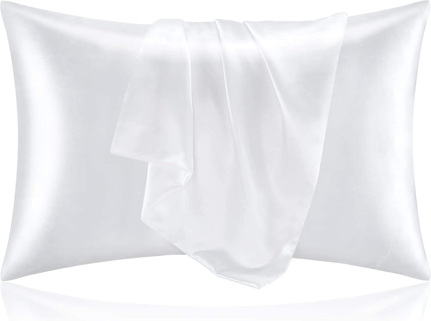 Satin Silk Pillowcase Hair Skin - Ensemble de 2 taies d'oreiller en