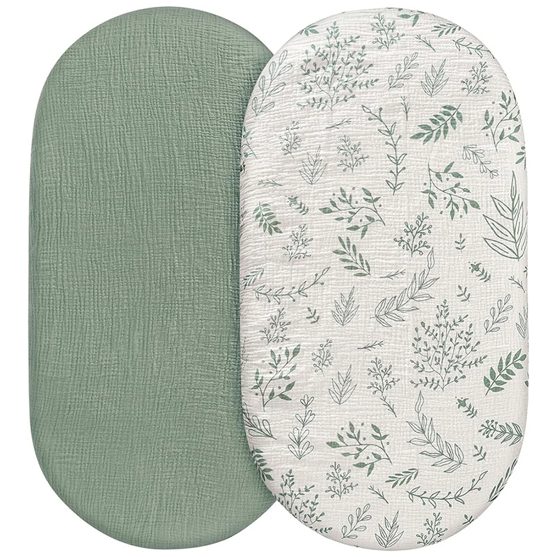 Muslin Cotton Bedspread - Draps de couffin en mousseline pour