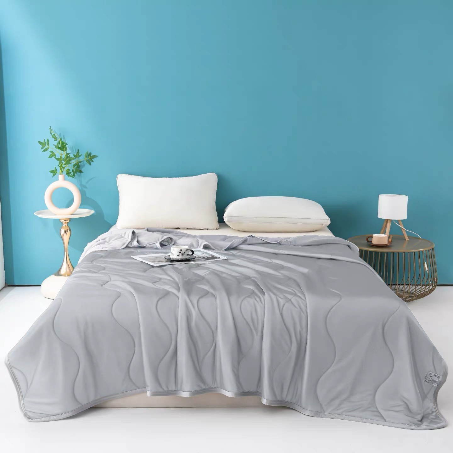 Cooling Blanket Hot Sleepers - Couverture légère, respirante et rafraîchissante pour