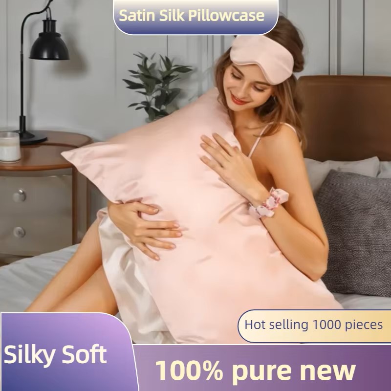 Taie d'oreiller en satin de so - Satin Silk Pillowcase Hair Skin avis et prix