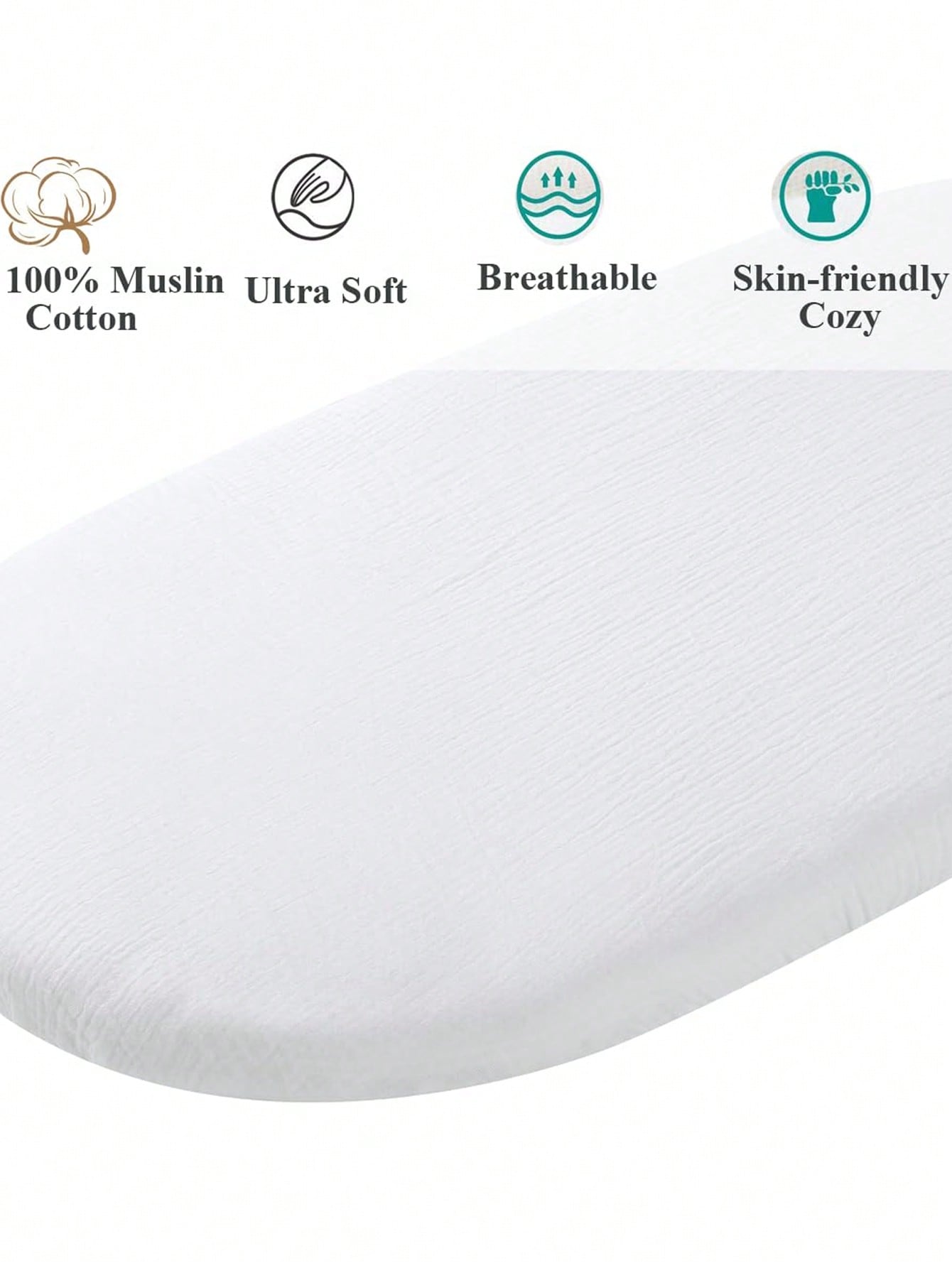 Housse de matelas à langer en  - Muslin Cotton Bedspread avis et prix