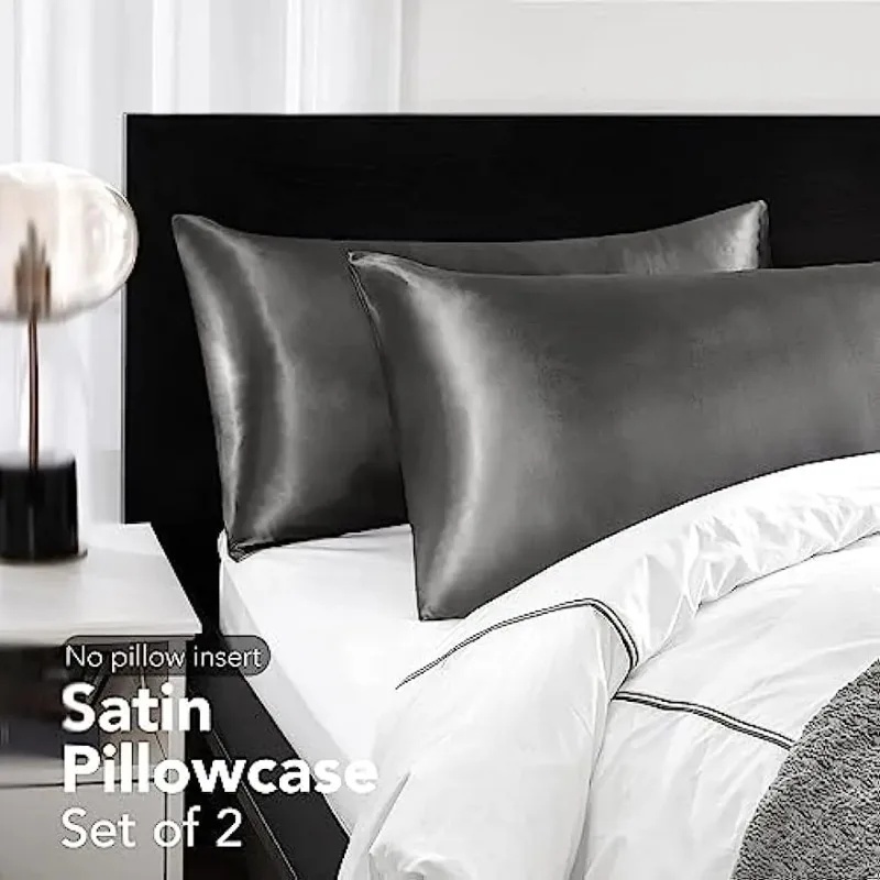 Taie d'oreiller en soie satiné - Satin Silk Pillowcase Hair Skin avis et prix