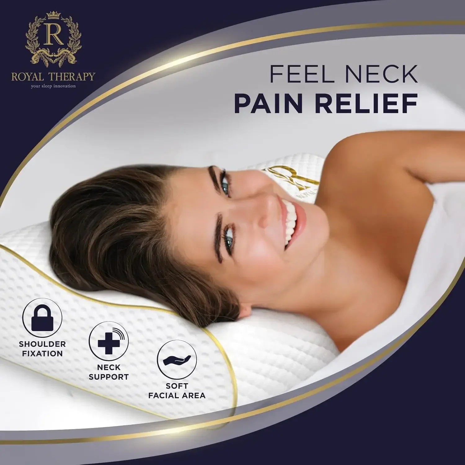 Lot de 2 oreillers en mousse à - Memory Foam Orthopedic Pillow Neck Pain avis et prix