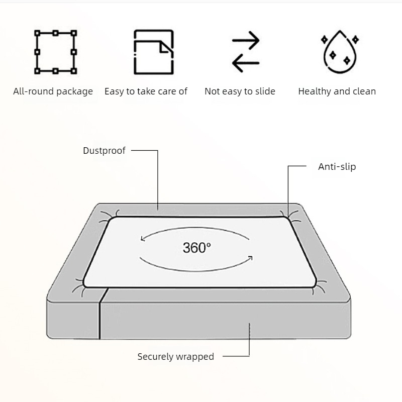 Nouvelle drap-housse en microf - Fitted Bed Sheets Deep Pocket avis et prix