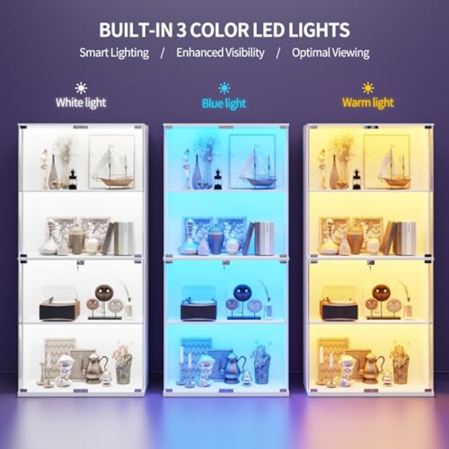 Vitrine en verre 66 pour objet - Storage & Organization avis et prix