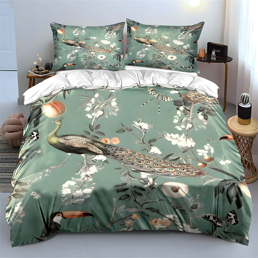 Ensemble de literie à motifs f - Aesthetic Floral Duvet Cover avis et prix