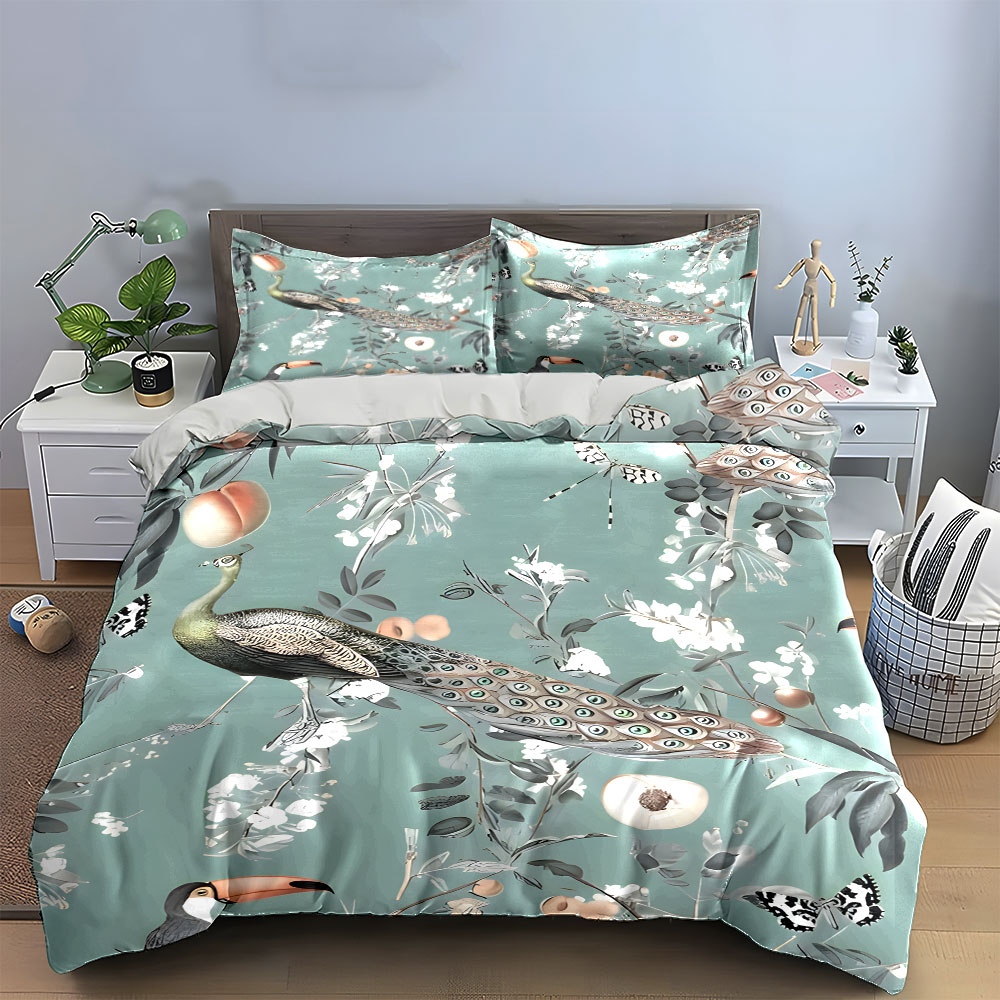 Ensemble de literie à motifs f - Aesthetic Floral Duvet Cover avis et prix