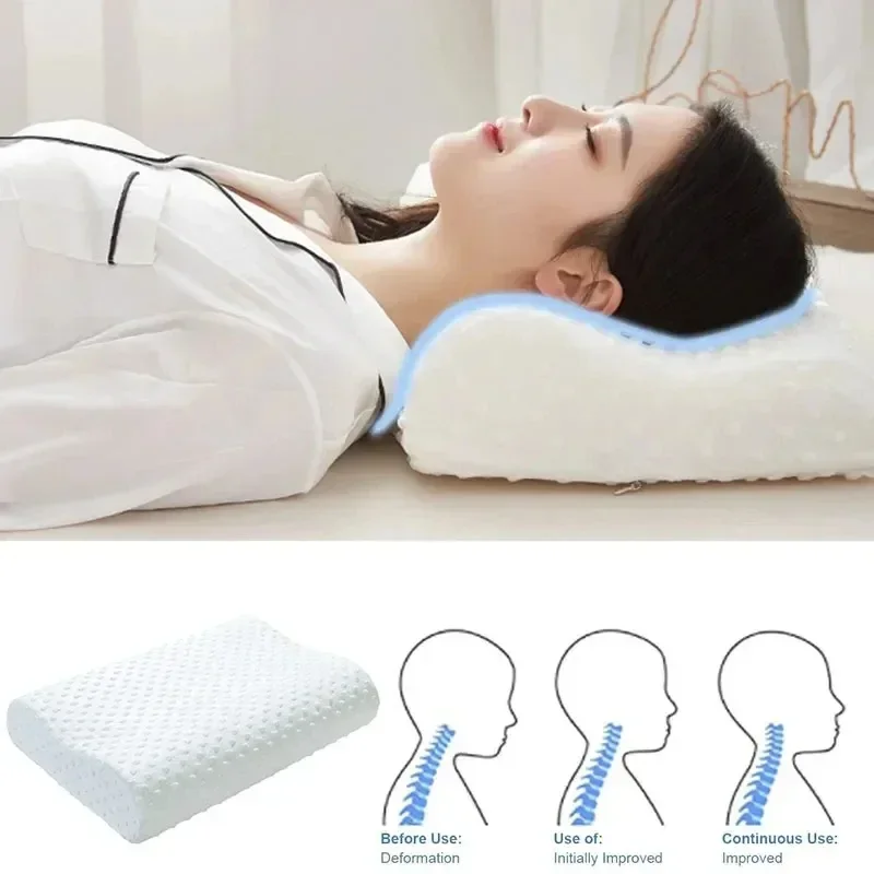 Oreiller en mousse à mémoire d - Memory Foam Orthopedic Pillow Neck Pain avis et prix