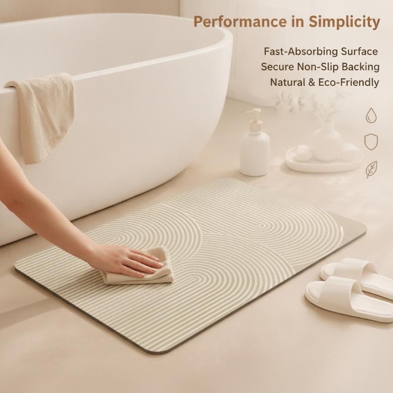 Tapis de bain en diatomite ray - Quick Dry Diatomite Bath Mat avis et prix
