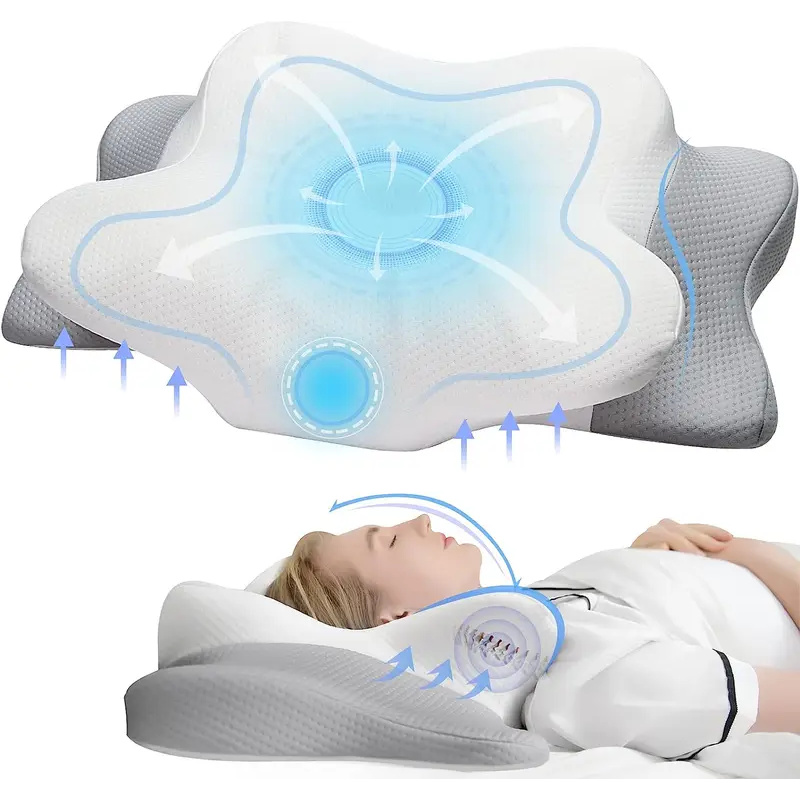 Oreiller orthopédique inodore  - Memory Foam Orthopedic Pillow Neck Pain avis et prix