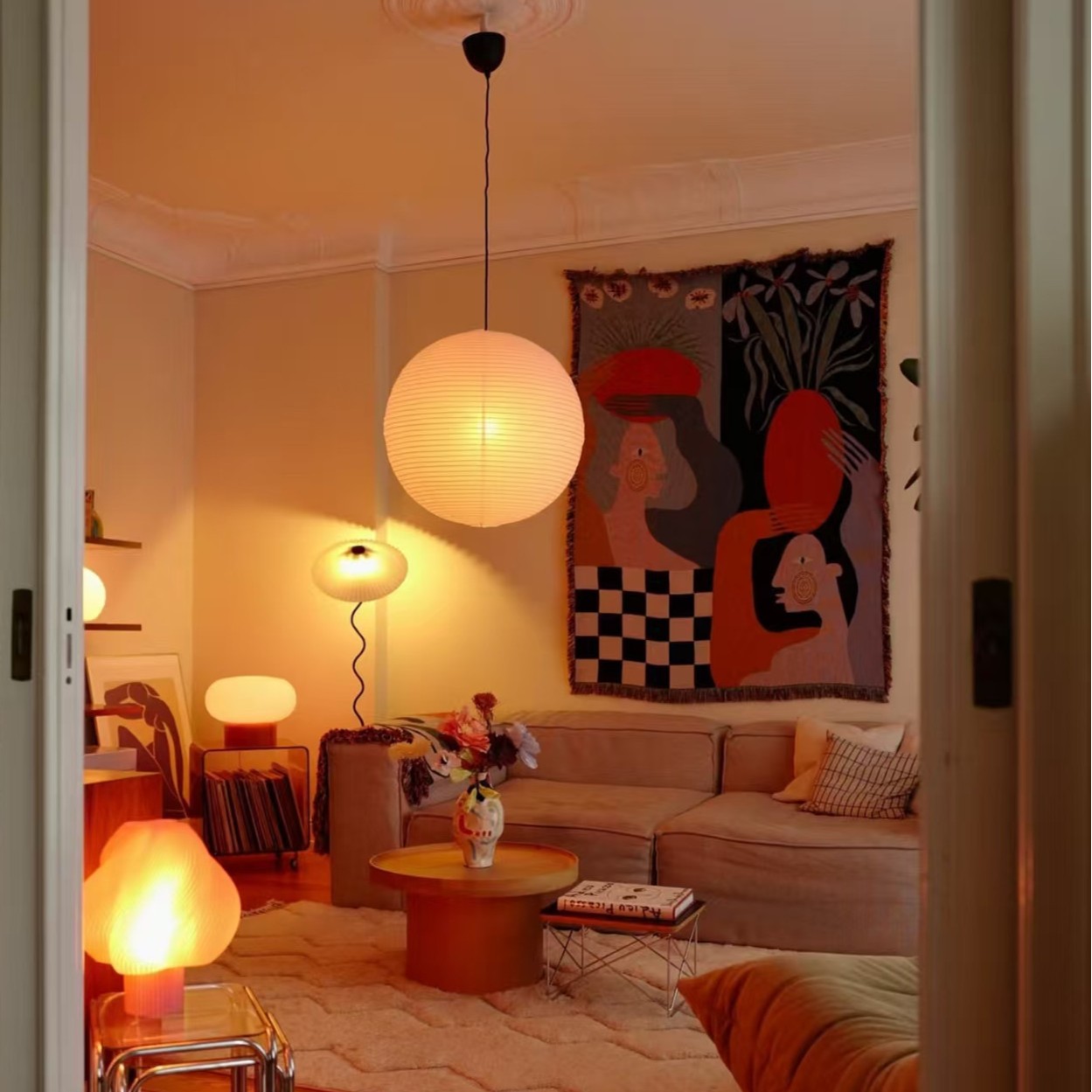 Tapisserie murale moderne d'ar - Boho Throw Blanket Fringe avis et prix