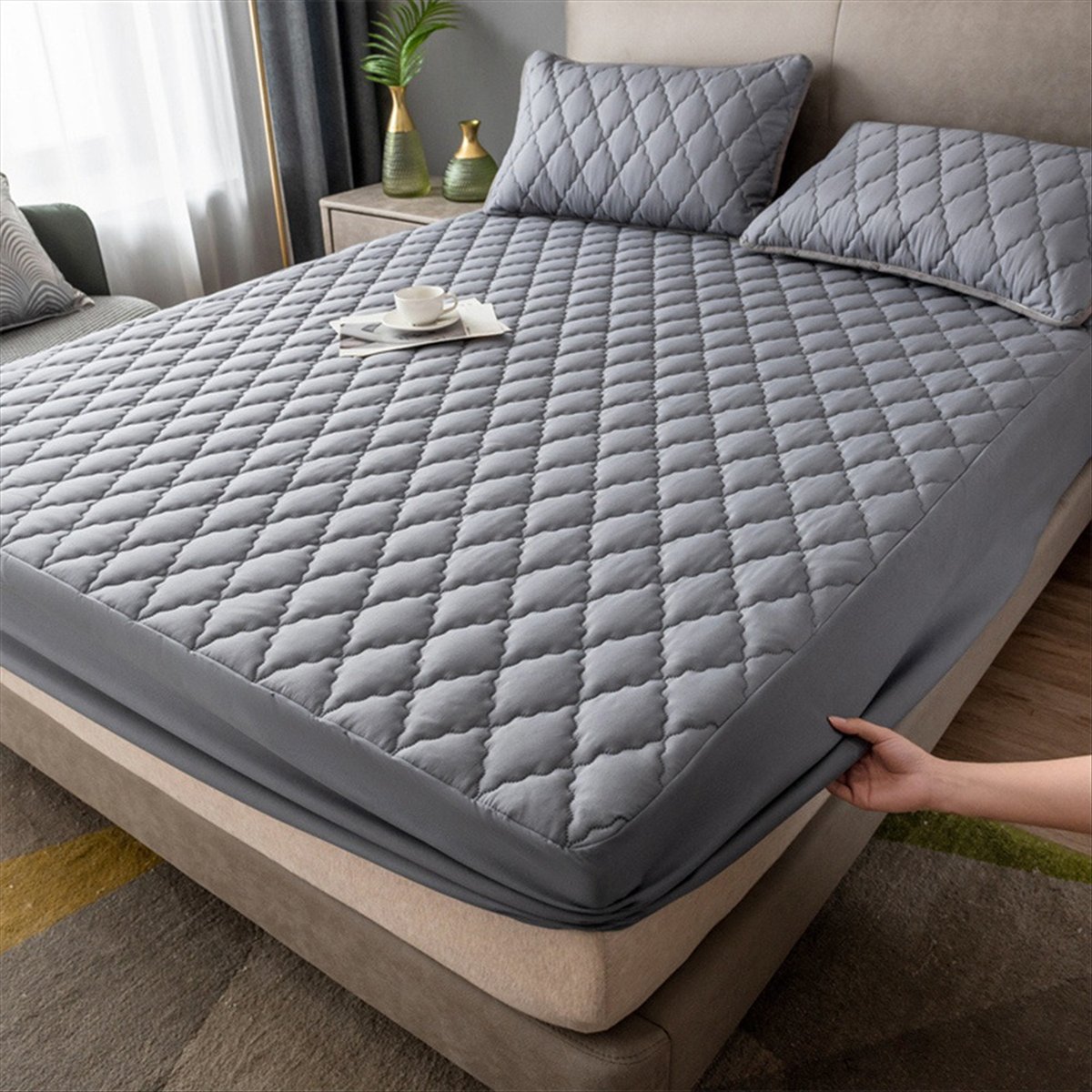 Learned-draps de lit imperméab - Waterproof Mattress Protector Breathable avis et prix