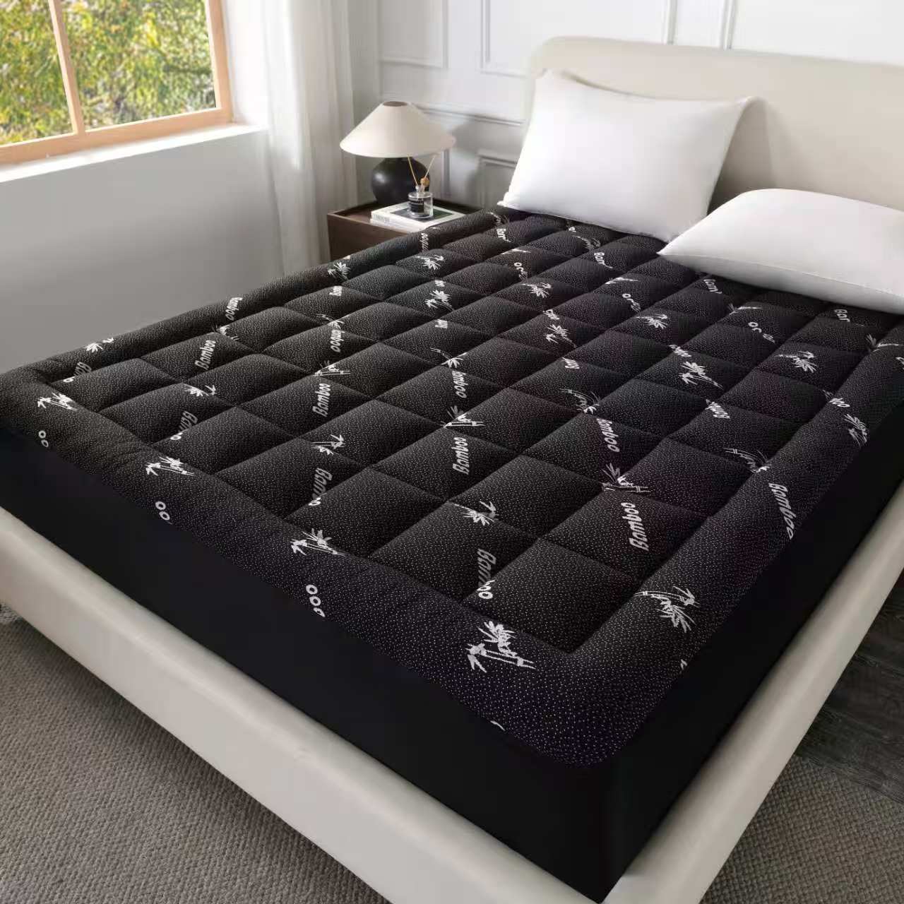 Housse de matelas matelassée e - Fitted Bed Sheets Deep Pocket avis et prix