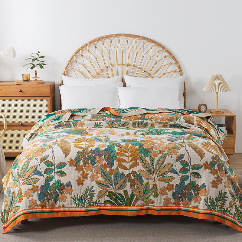 Couvre-lit en gaze de mousseli - Muslin Cotton Bedspread avis et prix
