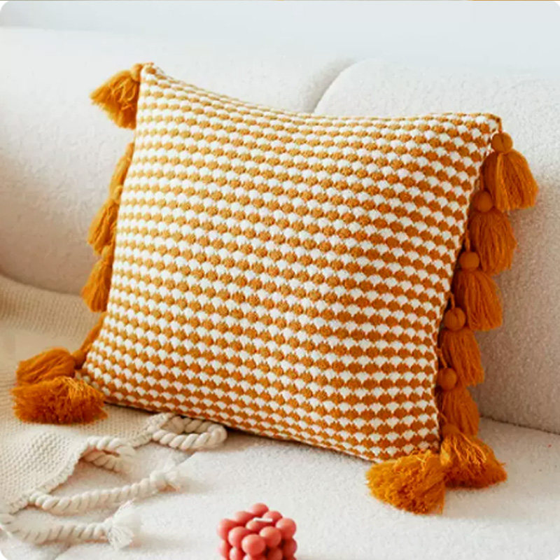 Plaid tricoté vert menthe à fr - Boho Throw Blanket Fringe avis et prix