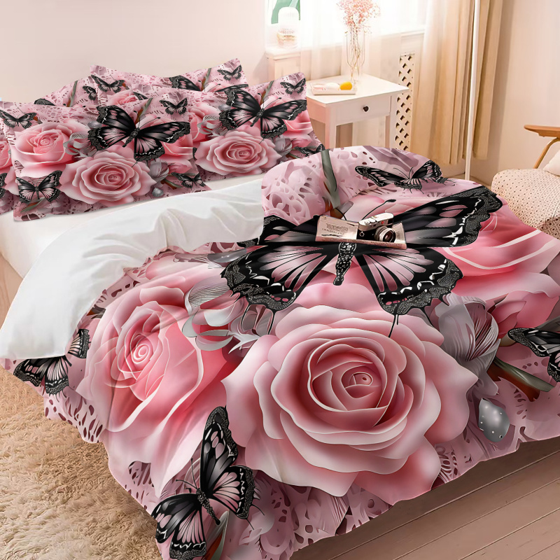 Ensemble de housse de couette  - Aesthetic Floral Duvet Cover avis et prix