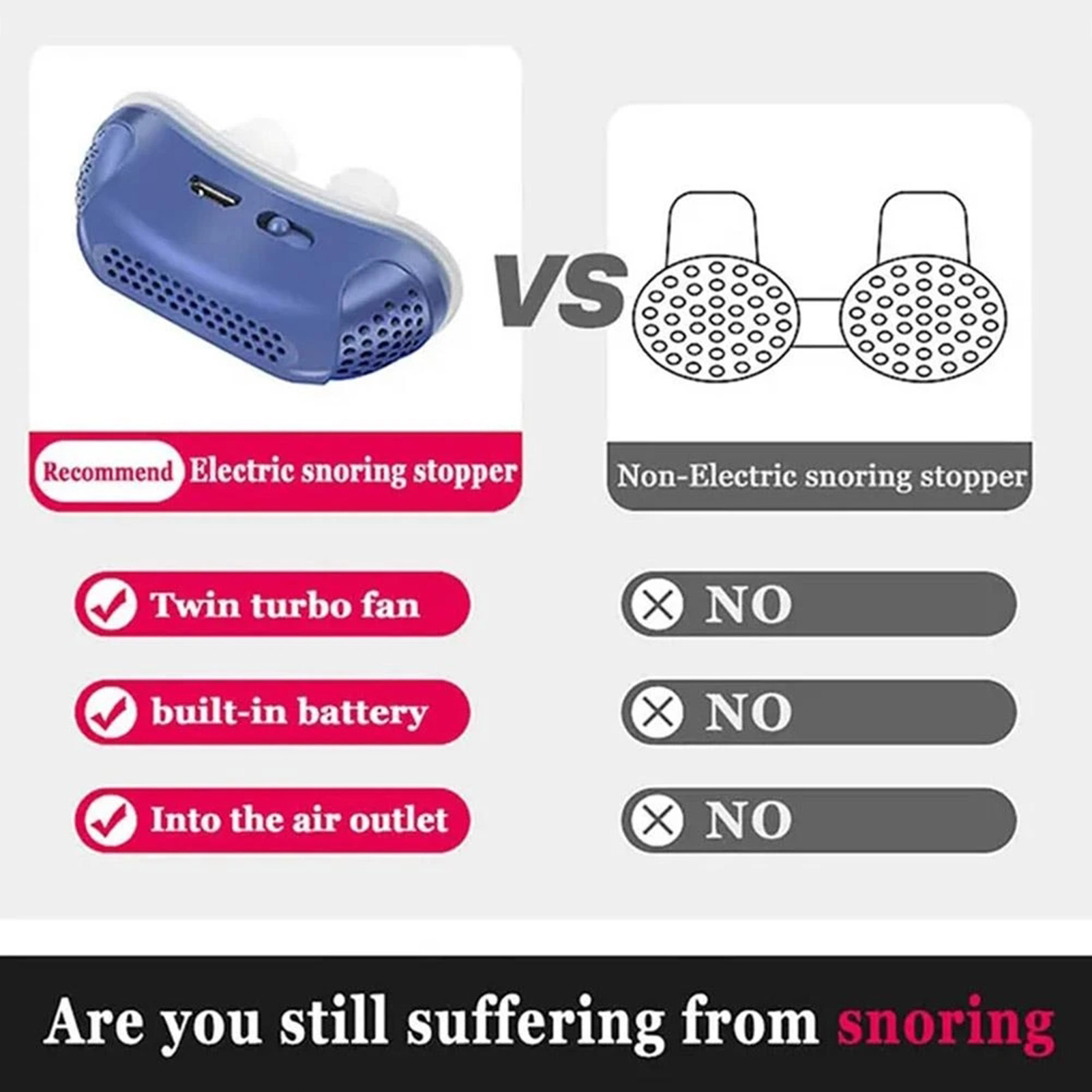 Bouchon de nez en Silicone Ant - Anti Snore Contour Pillow avis et prix
