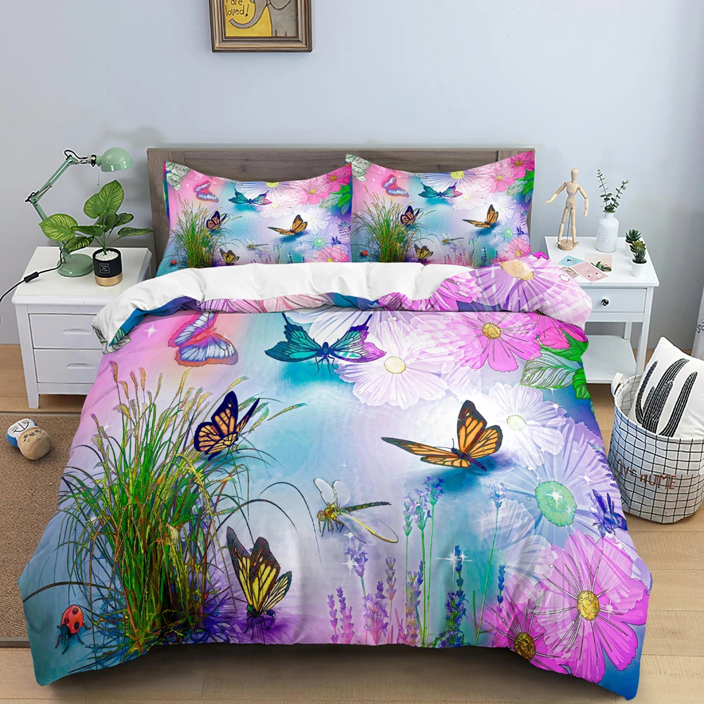 Ensemble de literie papillon f - Duvet Cover Sets With Zipper avis et prix