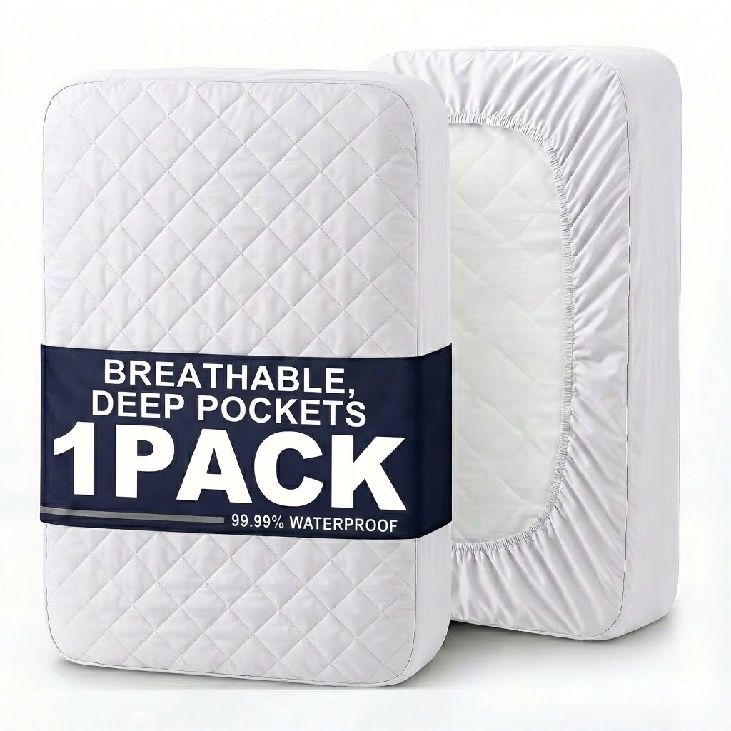 1 drap-housse moderne, doux, r - Waterproof Mattress Protector Breathable avis et prix
