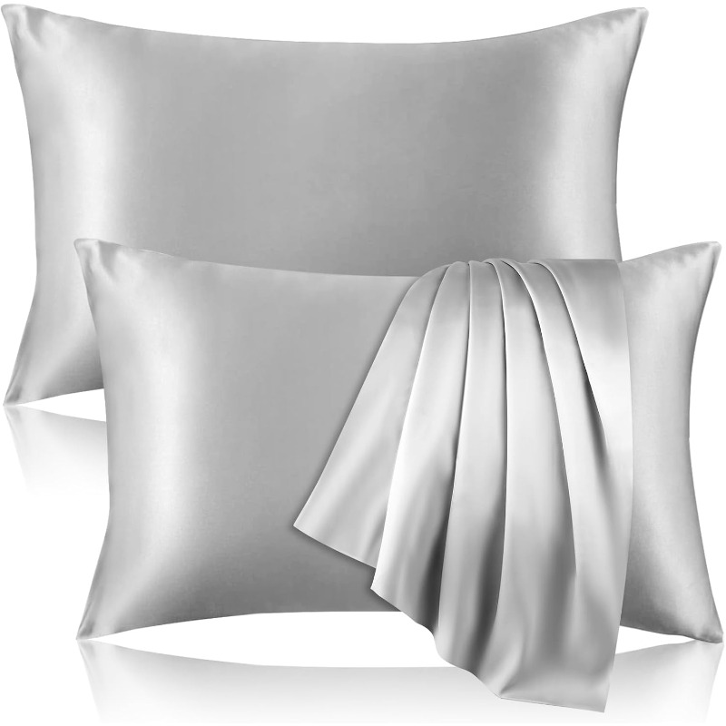 Lot de 2 taies d'oreiller en s - Satin Silk Pillowcase Hair Skin avis et prix