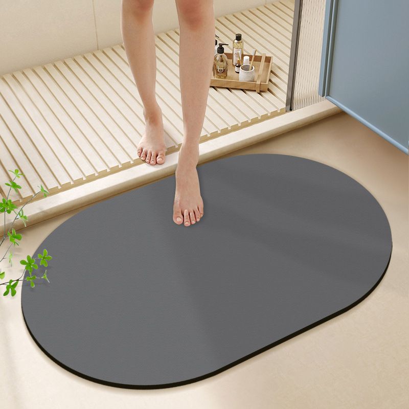 Tapis de bain ovale irrégulier - Quick Dry Diatomite Bath Mat avis et prix