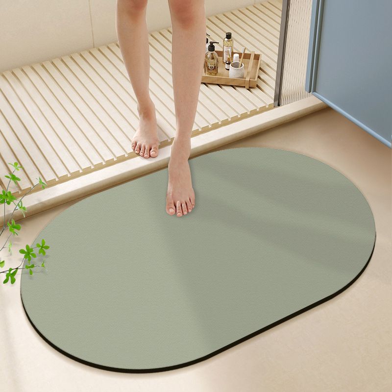 Tapis de bain ovale irrégulier - Quick Dry Diatomite Bath Mat avis et prix