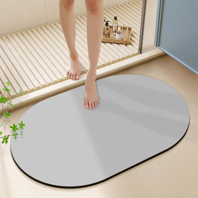 Tapis de bain ovale irrégulier - Quick Dry Diatomite Bath Mat avis et prix