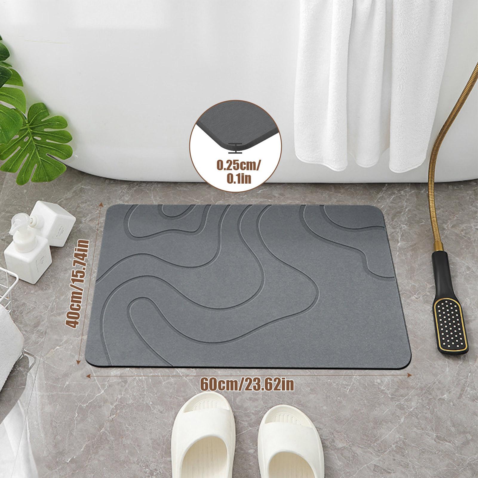 Tapis de bain en pierre à séch - Quick Dry Diatomite Bath Mat avis et prix